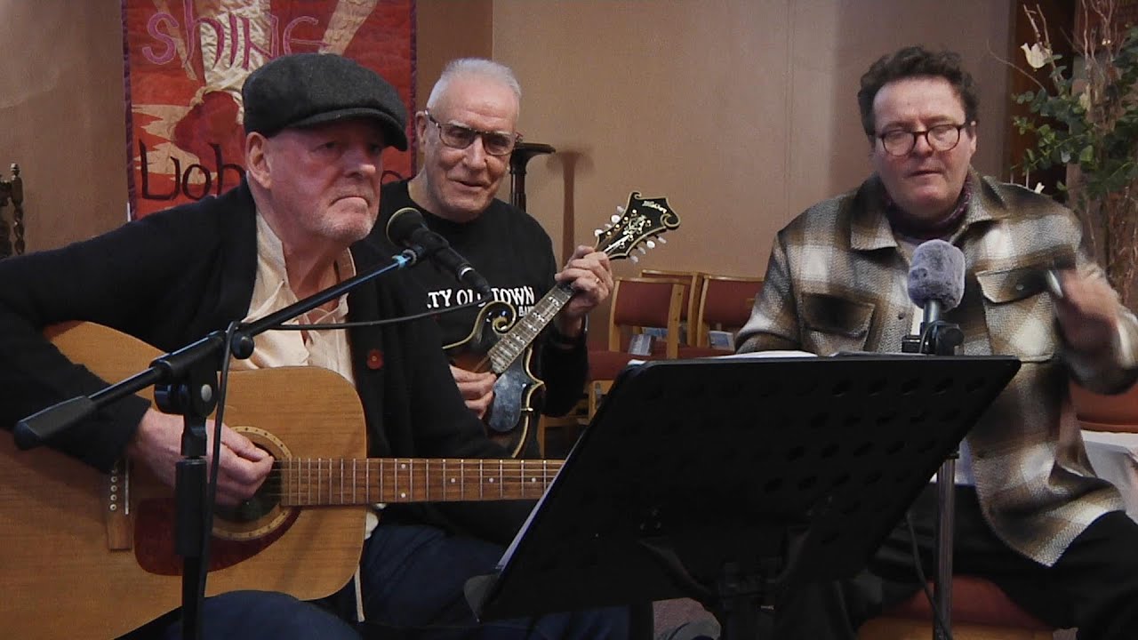 Dirty Old Town Band Perform Dirty Old Town in St John's Church, Pendlebury.
