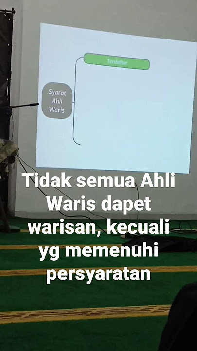 tidak semua ahli waris dapat warisan