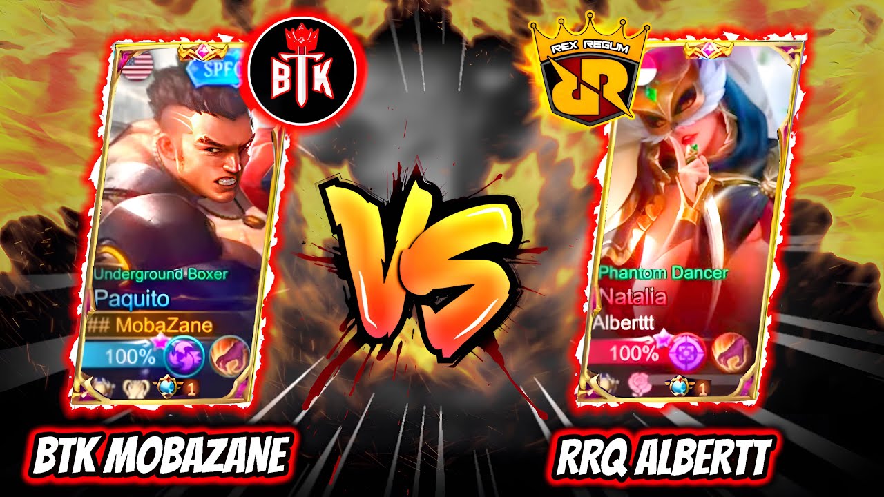 ¡BTK MOBAZANE vs RRQ ALBERTT! ¡LA BATALLA DEFINITIVA! | MOBILE LEGENDS ...