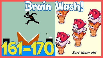 Brain Wash Level 161 162 163 164 165 166 167 168 169 170 Solution Walkthrough | Brain Wash Answer