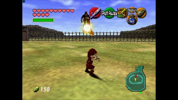Zelda OOT: Ganondorf in Lon Lon Ranch (Final Battl...