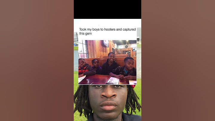 Took my boys to hooters and captured this gem