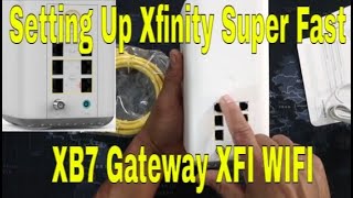 How To Setup XFINITY Super Fast Speeds XB7 Gateway XFI WIFI screenshot 5