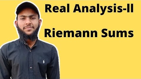 Lecture on the Riemann Sum | Upper and Lower Darboux Sums