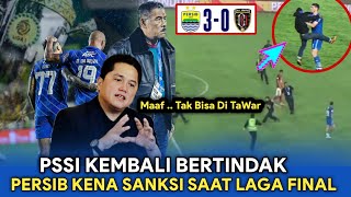 PSSI KEMBALI BERTINDAK❗Persib Kena Sanksi Di Laga Final😭Bojan Hodak Ungkap Penyebab▪️Rezaldi Si biru