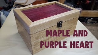 Making a Maple and Purple Heart Box