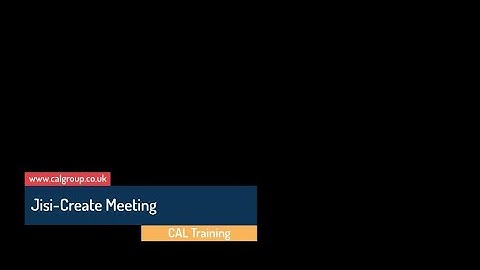 Jitsi-Create Meeting