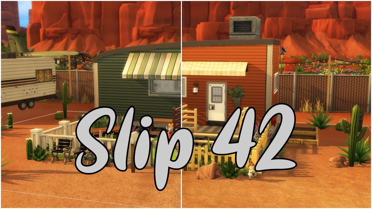 🚃 Slip 42 Trailer Home - Makeover - THE SIMS 4 🚃 - YouTube