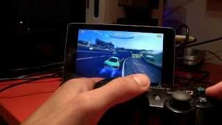 Nexus 7 Asphalt 8 sixaxis ps3 controller