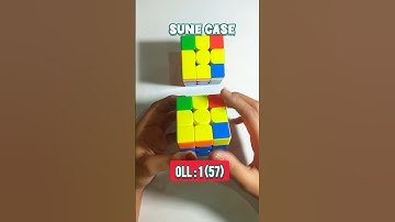 How to Solve OLL cases || 🐠 Sune Case #shorts #youtubeshorts #rubikscube