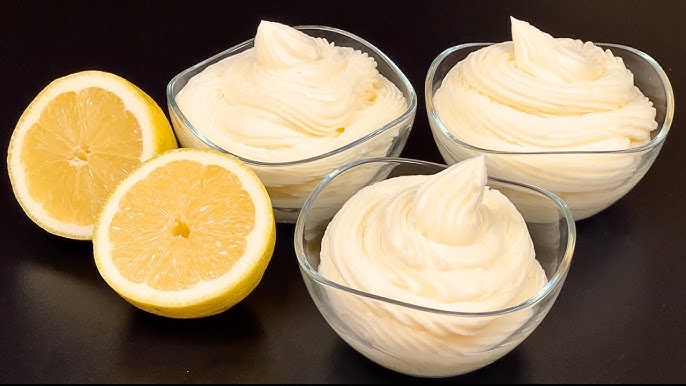 Lemon cream: no eggs, no starch, no flour! 3 Ingredients: Amazing! Lemon  Posset ♥ 