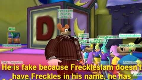Fake Freckleslam in Toontown