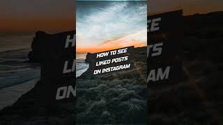 how to see posts you've liked on instagram | Instagram App How To See You Commented Posts #shorts