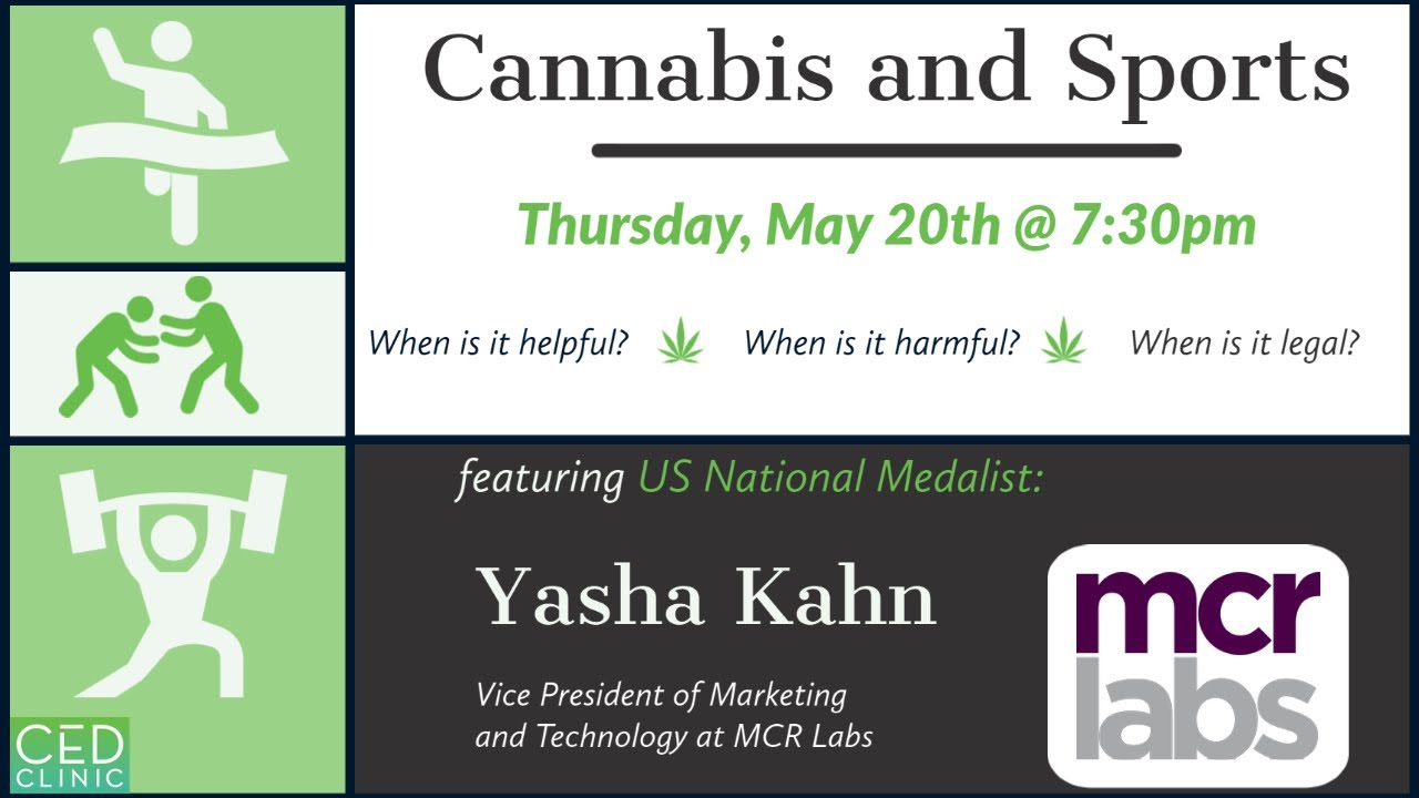 Cannabis and Sports Featuring Yasha Kahn of MCR Labs
