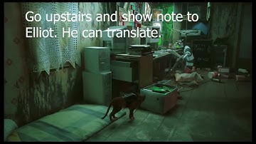 How to solve the Binary Note - Find code for safe - The Slums - Stray