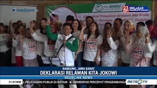 Semakin Mantap ! Relawan Nusantara & 'Kita Jokowi' Deklarasi Dukung Jokowi-Ma'ruf