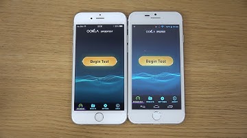 iPhone 6 vs. Goophone I6 - Internet Speed Test (4K)