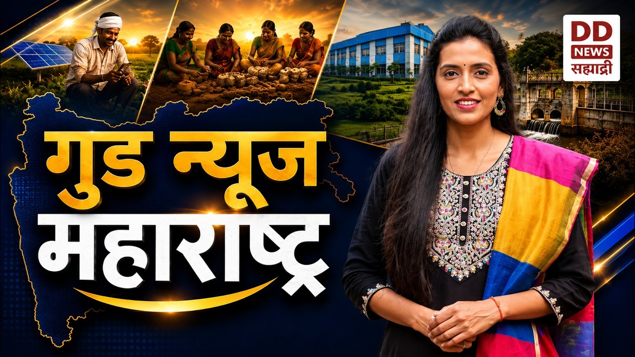 Good News Maharashtra : महाराष्ट्रातील सकारात्मक बातम्यांचा वेध! गुड न्यूज महाराष्ट्र | 30.08.2026