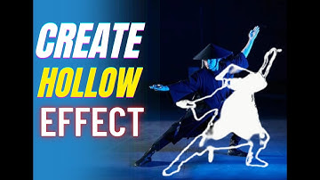 Create an outline with hollow effect in Canva