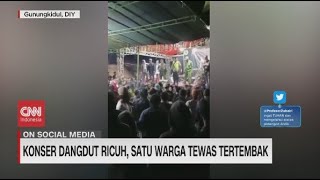 Konser Dangdut Ricuh, Satu Warga Tewas Tertembak