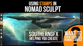 Nomad Sculpting App - using stamps in Nomad screenshot 4
