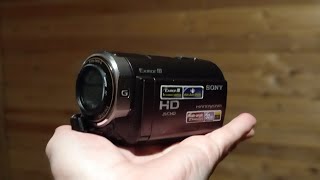 SONY HDR CX350Е настройки камеры