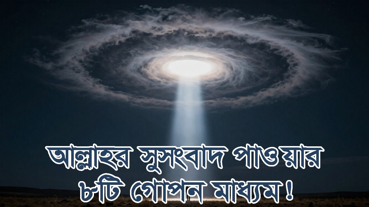 আল্লাহর সুসংবাদ পাওয়ার ৮টি গোপন মাধ্যম! 8 Spiritual Channels of Good News from Allah. #আলোরপথে
