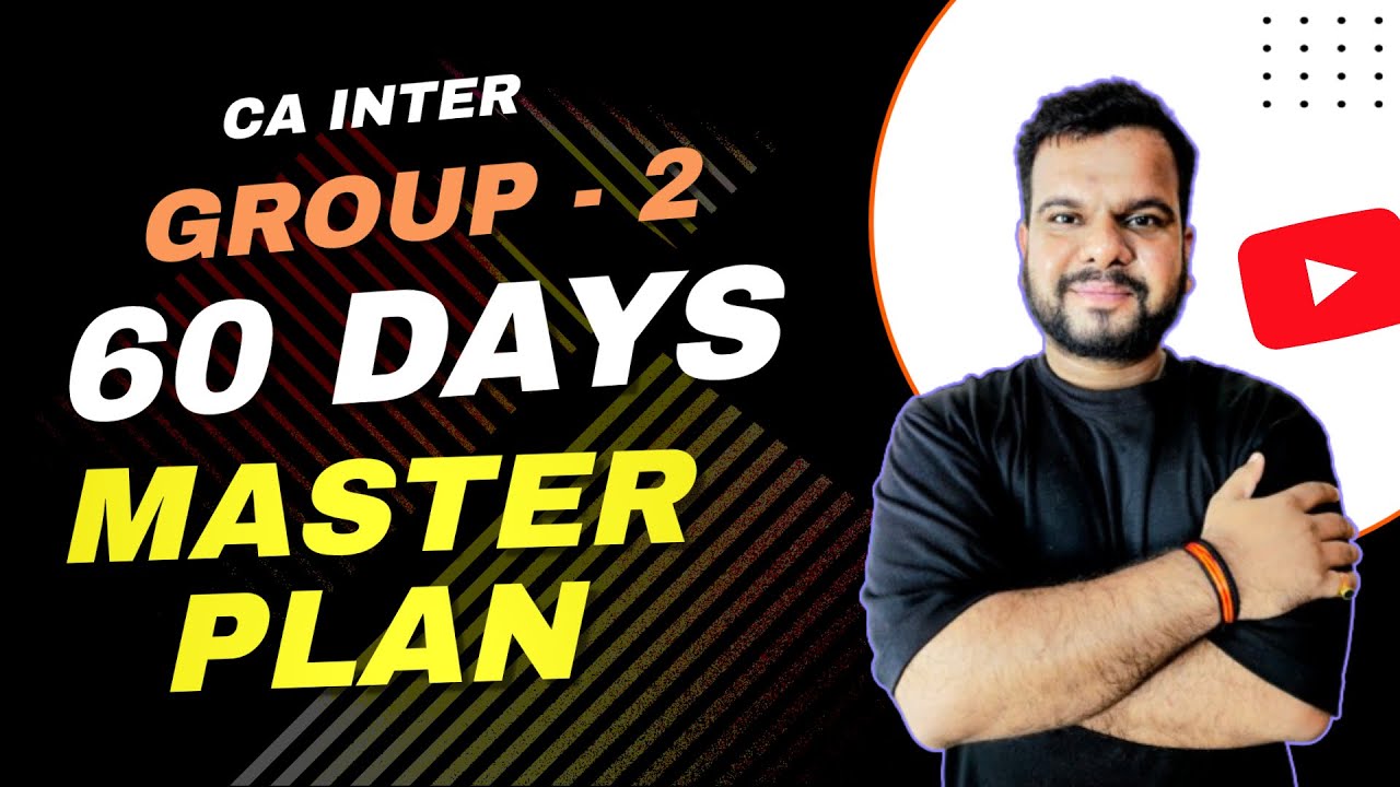 CA Inter Group 2 Master Plan for MAY 25 exams l How to Pass CA Inter ...
