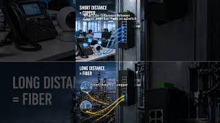 Why Network Switches Use Both Copper and Fiber Ports