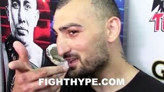 VANES MARTIROSYAN REVEALS GOLOVKIN IS WIFE'S FAVORITE FIGHTER; VOWS TO VANES MARTIROSYAN REVEALS GOLOVKIN IS WIFE'S FAVORITE FIGHTER; VOWS TO