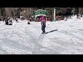 Jade love ortega snowboards at bear mountain 3yrs old season 1