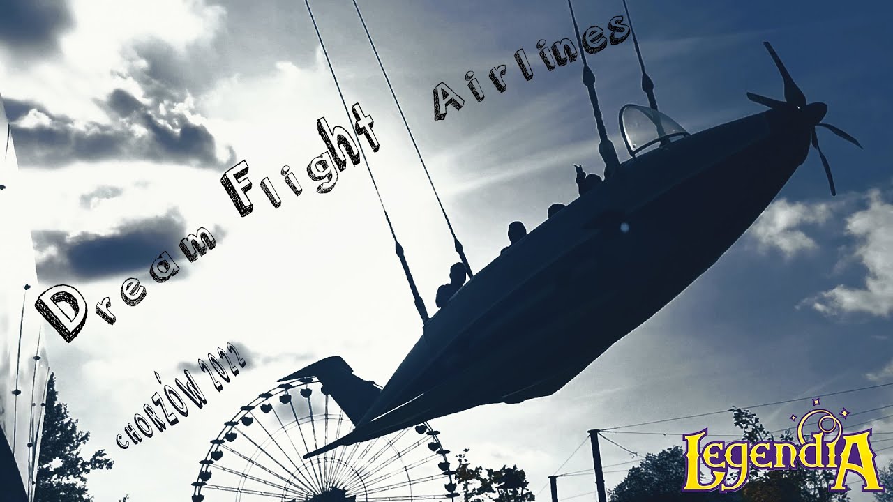 LEGENDIA Dream Flight Airlines. Samoloty Śląskie Wesołe Miasteczko. 10.2022 Chorzów