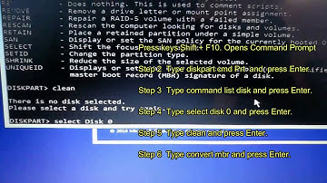 How to Convert GPT to MBR windows 10 //  The selected disk is of the GPT Partition style