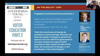 On the Ballot: Georgia’s Proposed Constitutional Amendments and Referendums Description