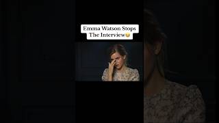 Emma Watson Stops The Interview😱