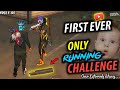 Only Running Challenge Gone Extremely Wrong 🥺 - Garena Freefire - Shadow Shooter 🙈|| Challenge #1