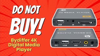 ByDiffer 4K Digital Media Player | 9 Reasons NOT to Buy ⚠️