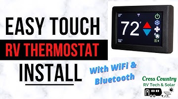 Micro-Air EasyTouch RV Thermostat Install