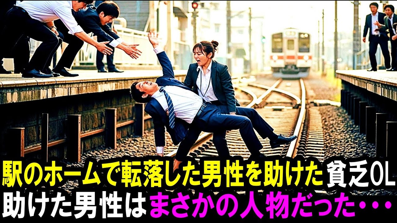 駅のホームで転落した男性を助けた貧乏OL―助けた男性はまさかの人物だった・・・