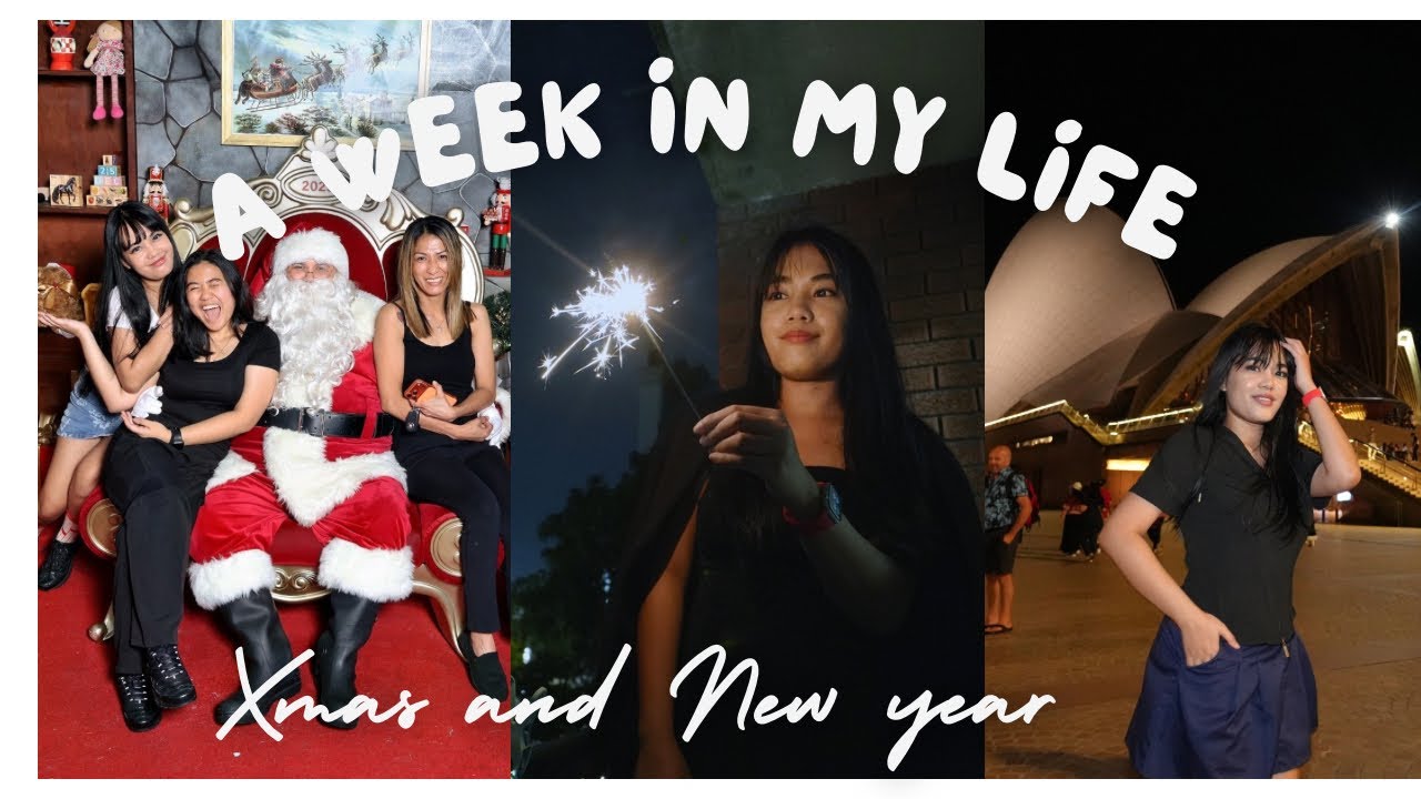 Sydney diaries: Santa pictures 🧑‍🎄, New year party 🎉 and eat dumplings 🥟 