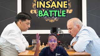 картинка: Безумная битва легенд | Виши Ананд против Гарри Каспарова | Clutch Chess Legends, игра 3