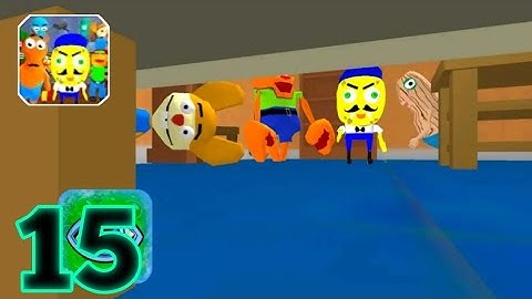 Sponge neighbour escape 3d part-15 #NEWUPDATE #sponge #neighbourescape #walkthroughgames #spongebob