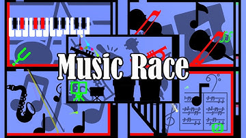 24 Marble Race EP.12 : Music Race (by Algodoo)