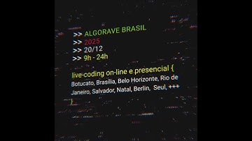 Algorave Brasil 2025, 20/12/2025