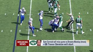 Sam Darnold out Week 2 due to illness, Trevor Siemian will start