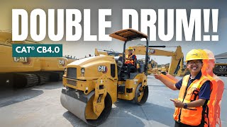 Alat Berat Tandem Roller CB4.0! Utility Compactor Lincah Dari CAT®