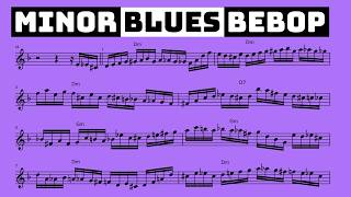 Bebop-ize Your Minor Blues Using Chromatic  Enclosures