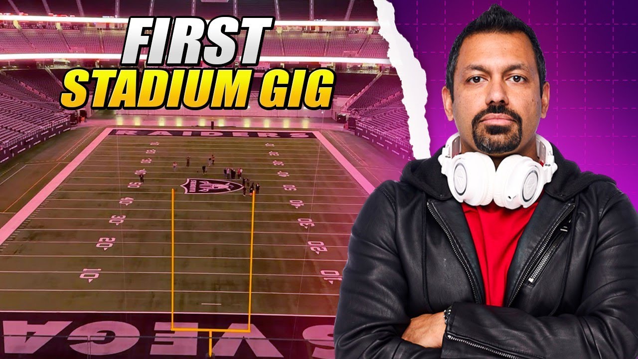 TCL Live at CES 2025 – My First Stadium DJ Set! Allegiant Stadium