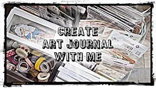 Create Art Journal With Me #journal #artjournal #memorydex #craftangelonline #useyourstash