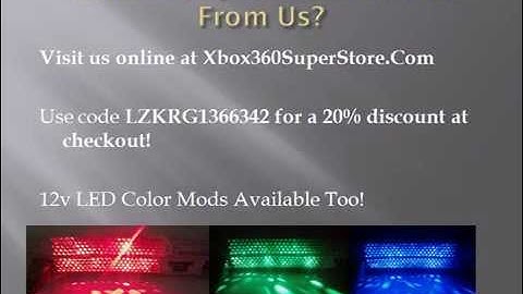 Xbox 360 12 Volt Fan Mod Guide - Prevent RROD Red Ring Of Death